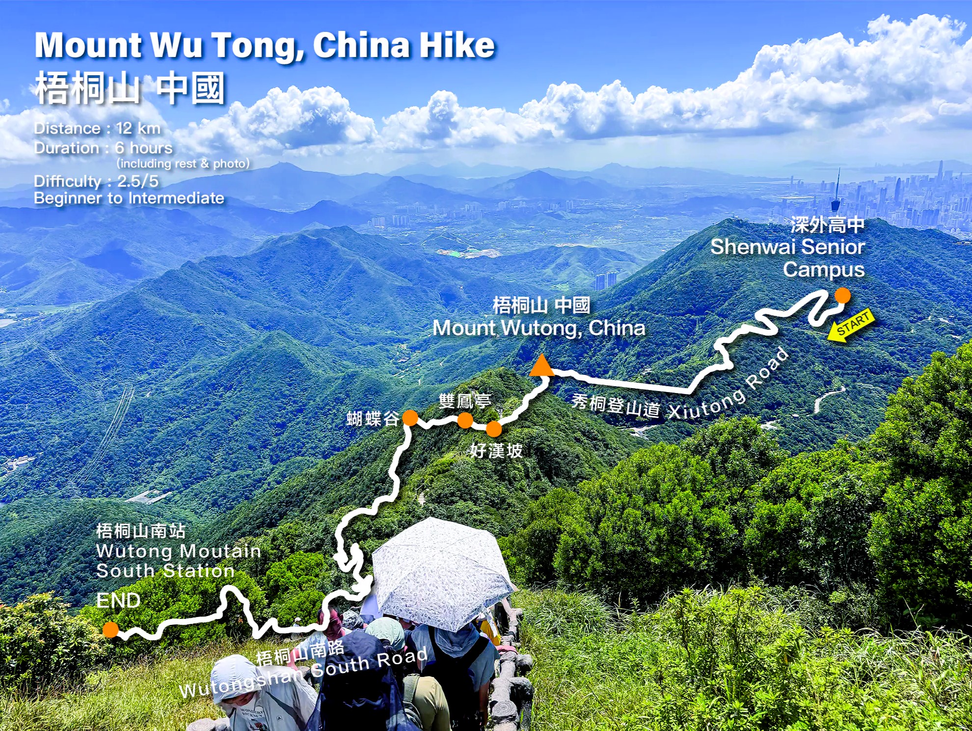 梧桐山風景區旅遊指南：深圳的天然皇冠明珠